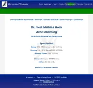 Kleine Seitenvorschau von orthopaedie-waldweg.de