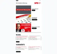 Kleine Seitenvorschau von spd-wuerzburg.bayernspd.de