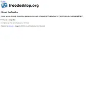 Kleine Seitenvorschau von freedesktop.org
