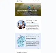 Kleine Seitenvorschau von radnetz-deutschland.de