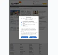 Kleine Seitenvorschau von spanisch.de