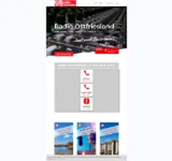 Kleine Seitenvorschau von radio-ostfriesland.de