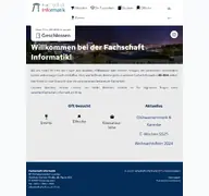 Kleine Seitenvorschau von fachschaft.informatik.uni-kl.de