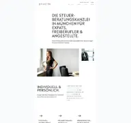 Kleine Seitenvorschau von privatax.de