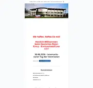 Kleine Seitenvorschau von drk-leer.de