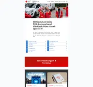 Kleine Seitenvorschau von drk-mohs.de