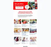 Kleine Seitenvorschau von drk-rostock.de