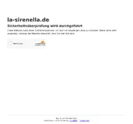 Kleine Seitenvorschau von la-sirenella.de