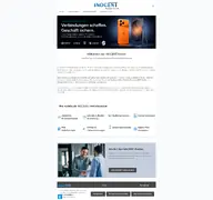 Kleine Seitenvorschau von inocent.de