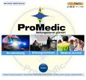 Kleine Seitenvorschau von promedic.de