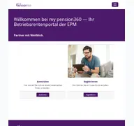 Kleine Seitenvorschau von my-pension360.de