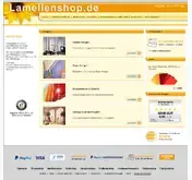 Kleine Seitenvorschau von lamellenshop.de