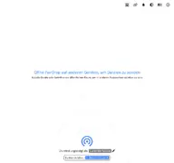 Kleine Seitenvorschau von pairdrop.net