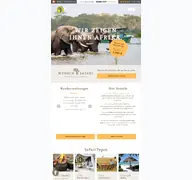 Kleine Seitenvorschau von outback-africa.de