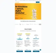 Kleine Seitenvorschau von easybell.de