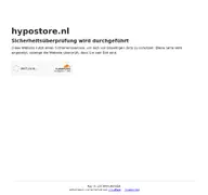 Kleine Seitenvorschau von hypostore.nl