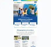 Kleine Seitenvorschau von schule.klassewasser.de