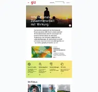 Kleine Seitenvorschau von giz.de