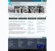 Kleine Seitenvorschau von gwdg.de