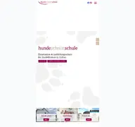 Kleine Seitenvorschau von hundeschnittschule.de
