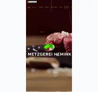 Kleine Seitenvorschau von metzgerei-hemink.de