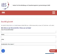 Kleine Seitenvorschau von ibs-thueringen.de