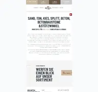 Kleine Seitenvorschau von meyers-material.de