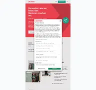 Kleine Seitenvorschau von lexware.de