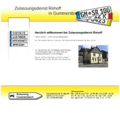 Kleine Seitenvorschau von zulassung-gummersbach.de