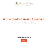 Kleine Seitenvorschau von buergerstueble-pfedelbach.de
