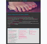Kleine Seitenvorschau von cutefeet.de