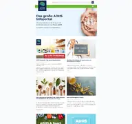 Kleine Seitenvorschau von adhs-kompakt.de