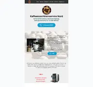 Kleine Seitenvorschau von kaffeemaschinenservicenord.de