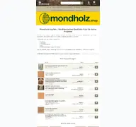 Kleine Seitenvorschau von mondholz24.de