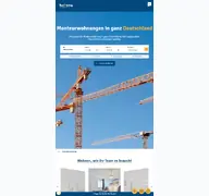 Kleine Seitenvorschau von monteurwohnungen.flex-living.de