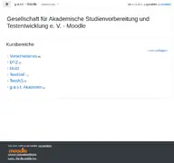 Kleine Seitenvorschau von moodle.gast.de