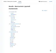 Kleine Seitenvorschau von moodle.marienschule-lippstadt.de
