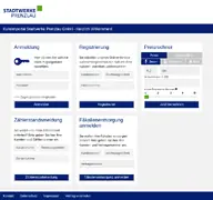 Kleine Seitenvorschau von kundencenter.stadtwerke-prenzlau.de