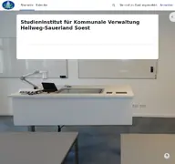 Kleine Seitenvorschau von moodle.studieninstitut-soest.de