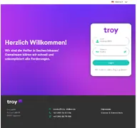 Kleine Seitenvorschau von kundencenter.troy-bleiben.de