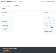 Kleine Seitenvorschau von moodle.uni-trier.de