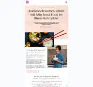 Kleine Seitenvorschau von missseoulfood.de