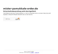Kleine Seitenvorschau von mister-pamukkale-order.de