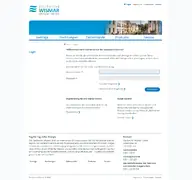 Kleine Seitenvorschau von kundenportal.stadtwerke-wismar.de