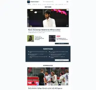 Kleine Seitenvorschau von sportschau.de