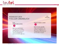 Kleine Seitenvorschau von kundenportal.teutel.de