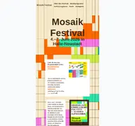 Kleine Seitenvorschau von mosaikfestival-neustadt.de