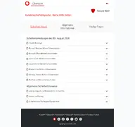 Kleine Seitenvorschau von kundensicherheit.vodafone.de