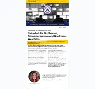 Kleine Seitenvorschau von kws-sicherheit.de