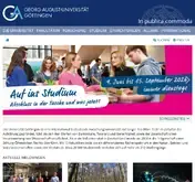 Kleine Seitenvorschau von uni-goettingen.de